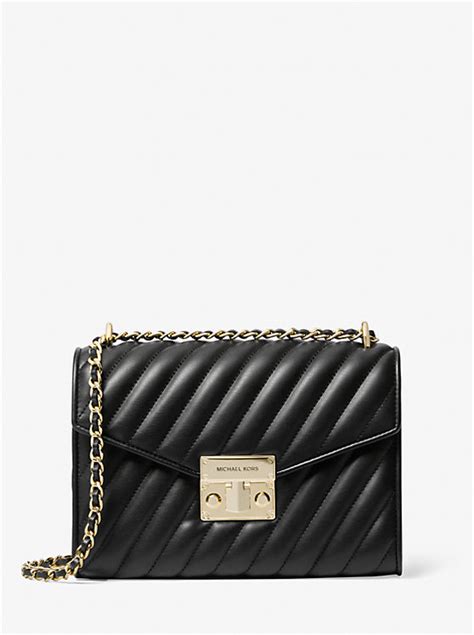 michael kors portemonnee roze|Rose Medium Quilted Shoulder Bag .